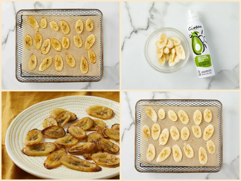 Air Fryer Roasted Bananas Recipe