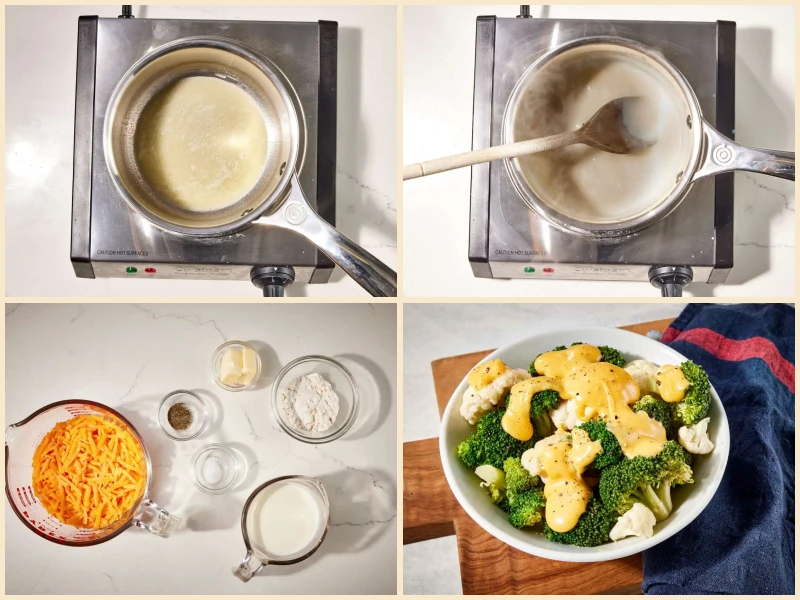 Cheese Sauce for Broccoli and Cauliflower Recipe