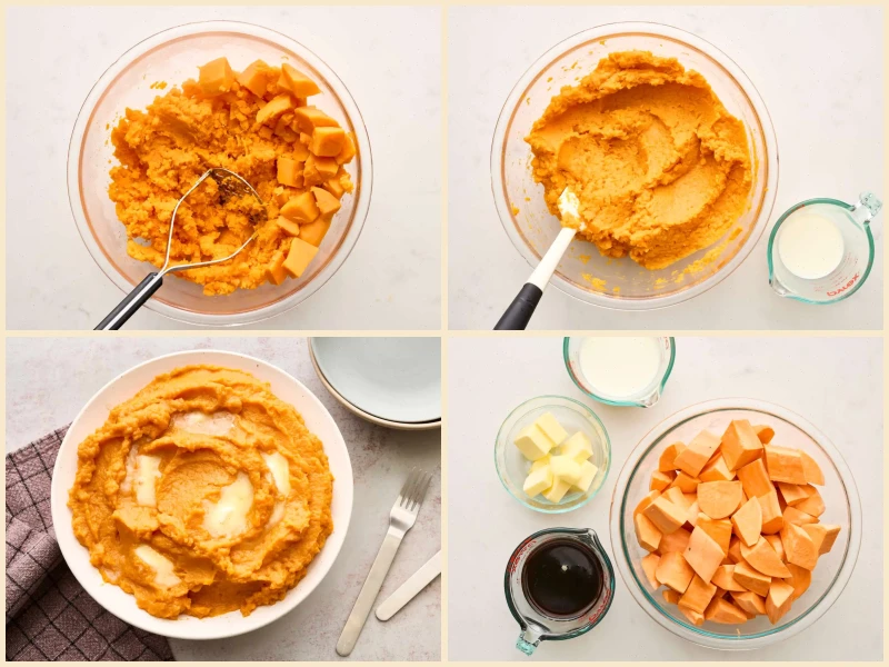 Mashed Sweet Potatoes Recipe