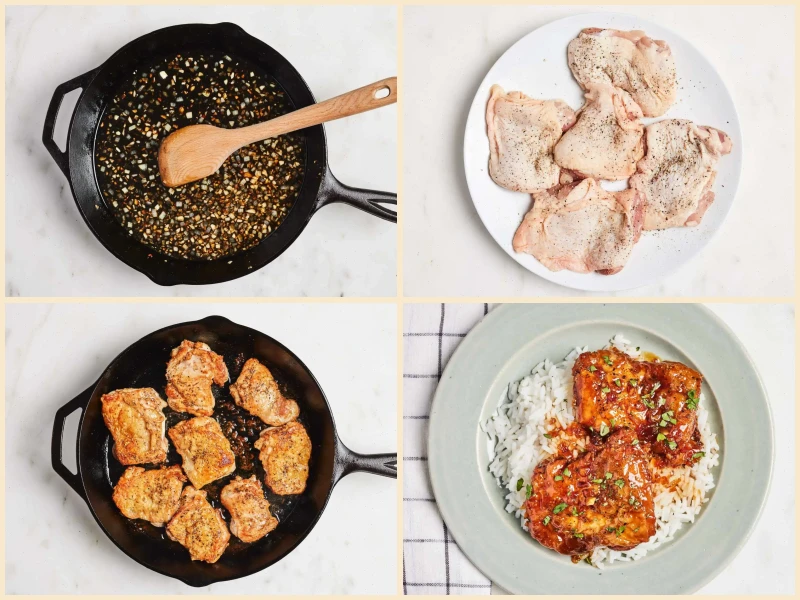 Honey Garlic Chicken Thighs Recipe