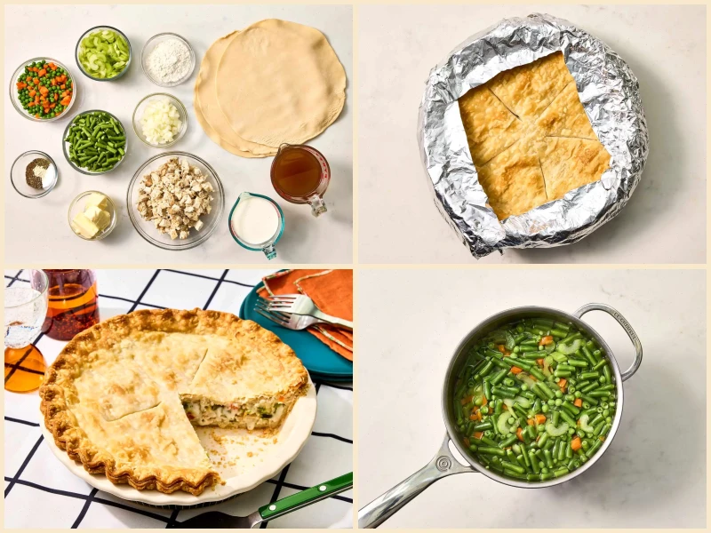 Dad's Leftover Turkey Pot Pie Recipe