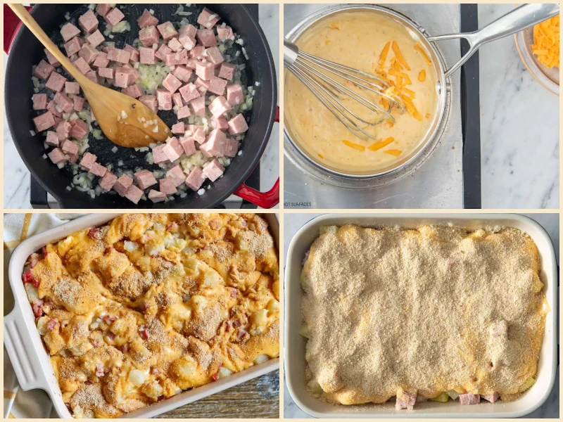 Leftover Ham -n- Potato Casserole Recipe