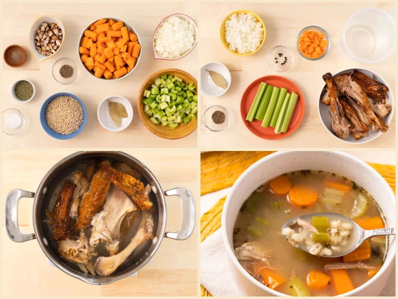 Hearty Barley Turkey Soup Recipe