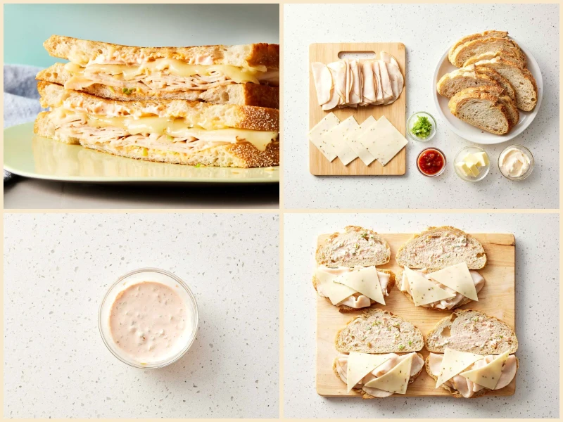 Grilled Hot Turkey Sandwiches Recipe