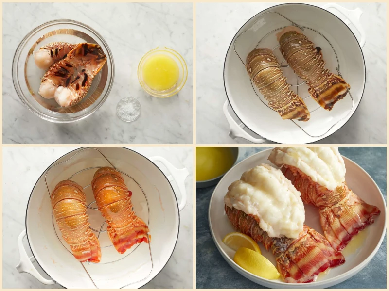 Steamed Lobster Tails Recipe