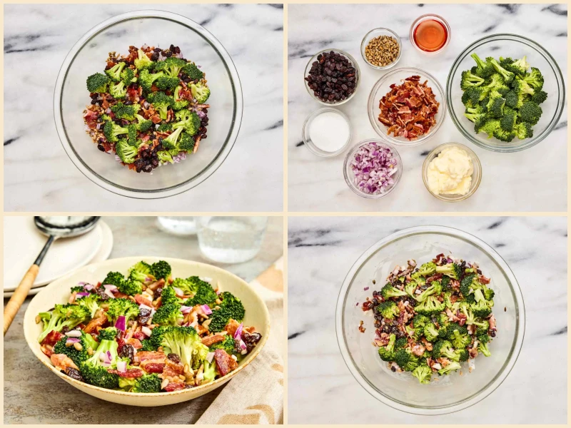 Easy Broccoli Bacon Salad Recipe