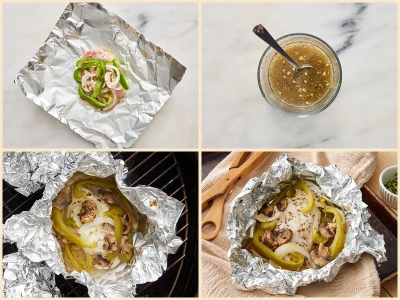 Grilled Chicken Foil Packets Recipe