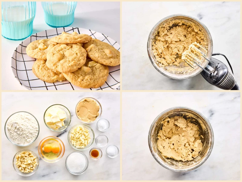 White Chocolate Macadamia Nut Cookies Recipe