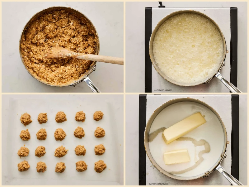 No-Bake Peanut Butter Cookies Recipe