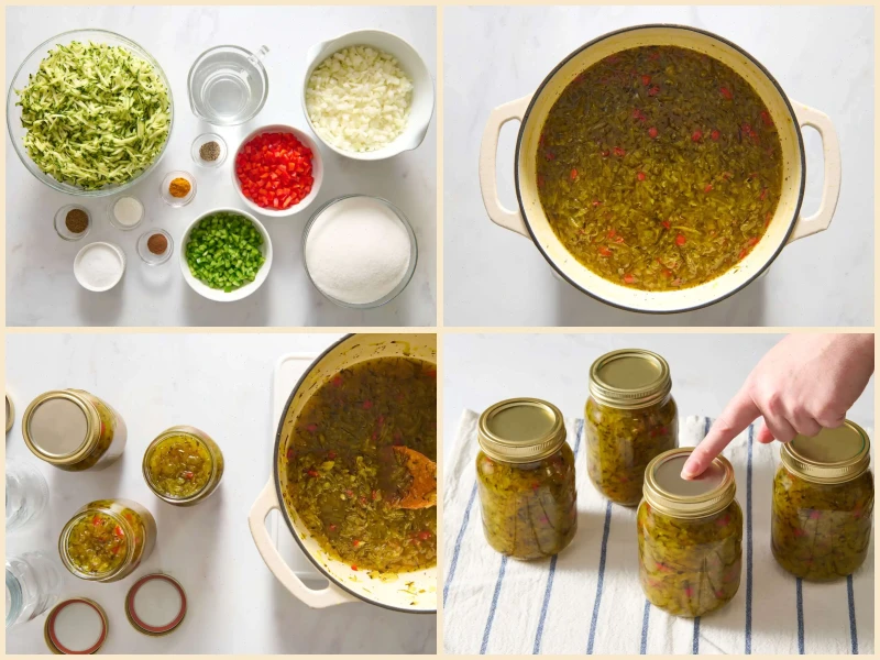 Sweet Zucchini Relish Recipe