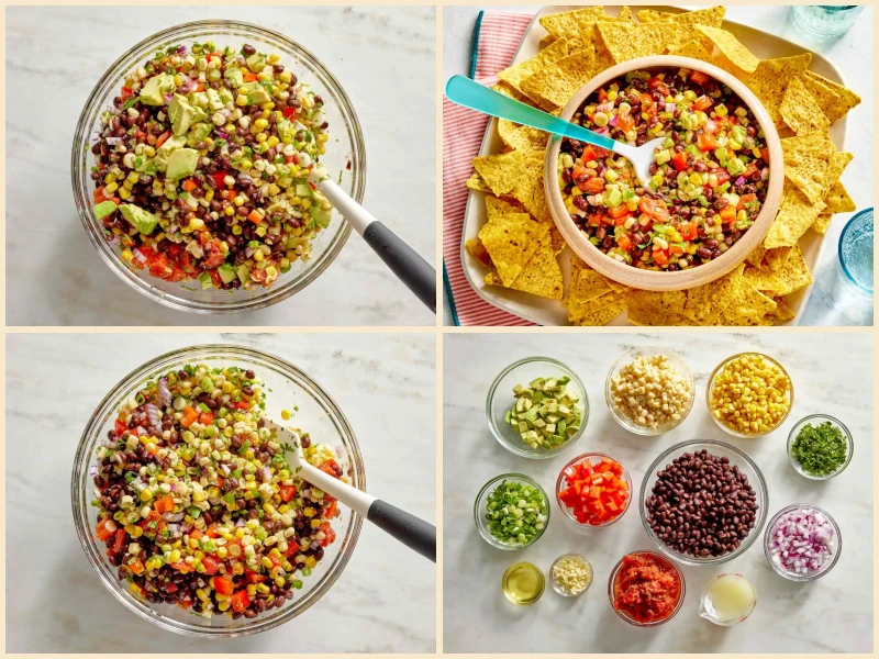 Heather's Cilantro, Black Bean, and Corn Salsa Recipe