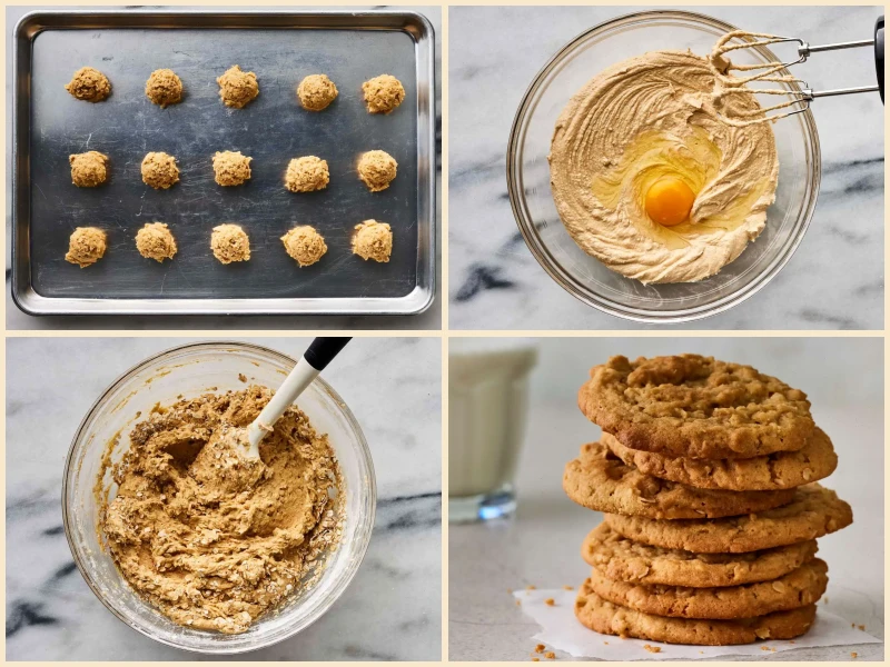 Oatmeal Peanut Butter Cookies Recipe