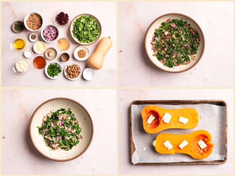 Savory Stuffed Butternut Squash Recipe