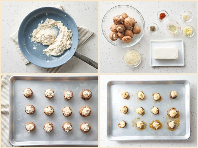 Mouth-Watering Stuffed Mushrooms Recipe