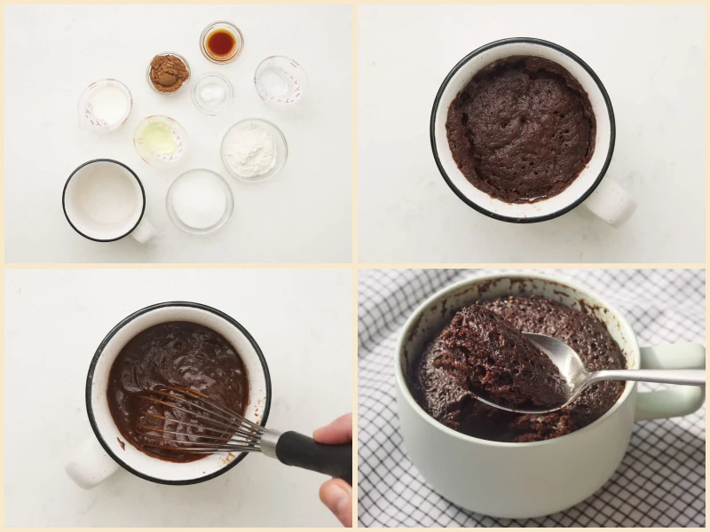 Easy Microwave Chocolate Mug Cake Recipe (with Video)