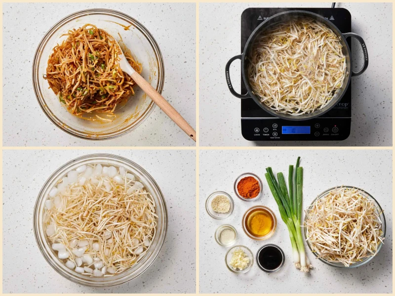 Kongnamool (Korean Soybean Sprouts) Recipe