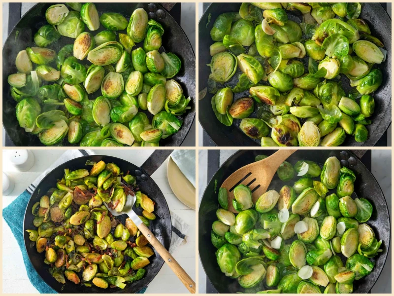 Skillet-Braised Brussels Sprouts Recipe