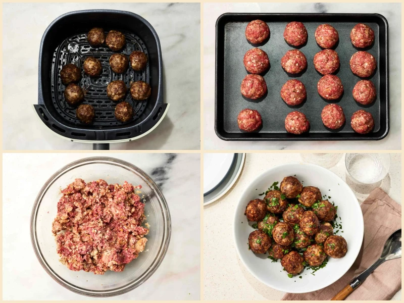 Air Fryer Meatballs Recipe