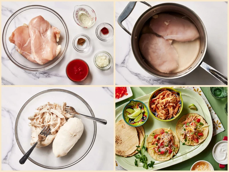 Sarah's Easy Shredded Chicken Taco Filling Recipe