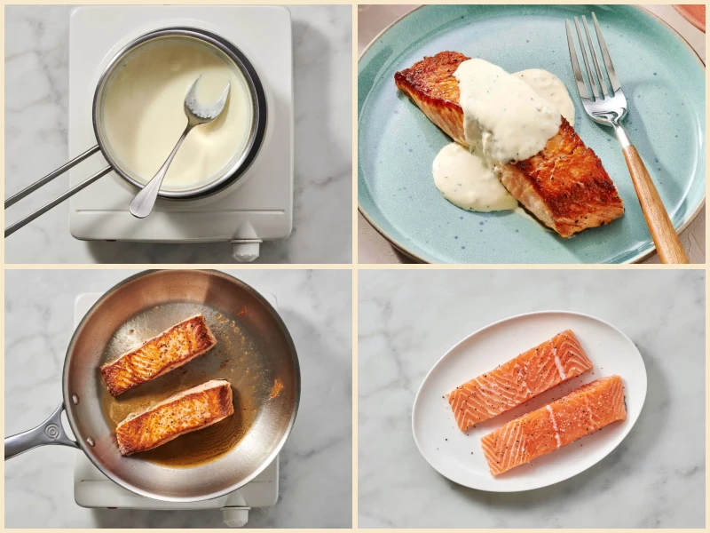 Meyer Lemon Cream Sauce for Salmon Recipe