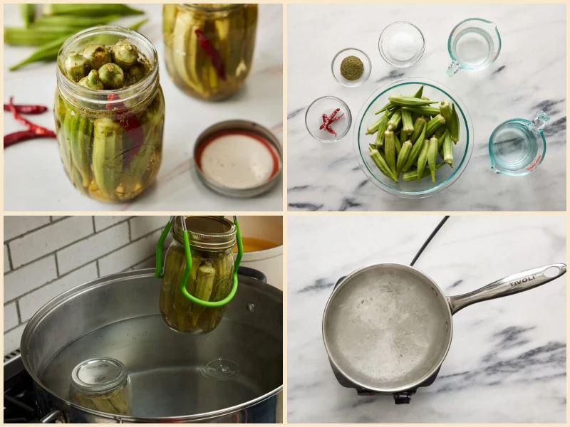 Grandma Oma's Pickled Okra Recipe