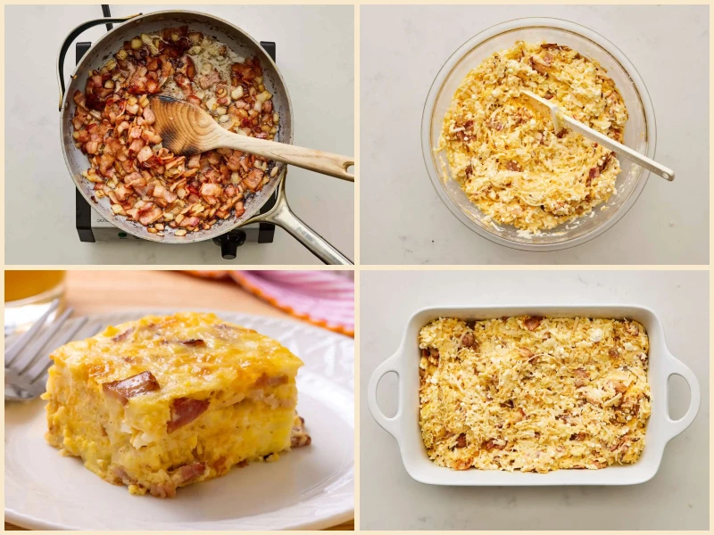 Cheesy Amish Breakfast Casserole Recipe