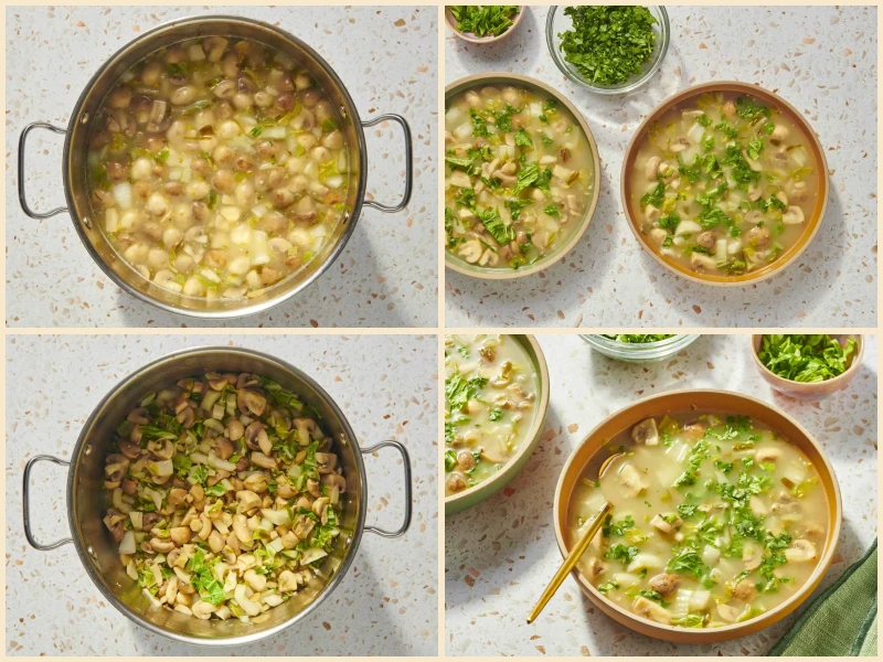 Mushroom Bok Choy Soup Recipe