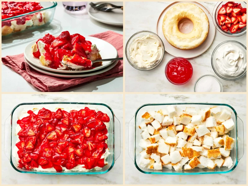 Strawberry Angel Food Dessert Recipe