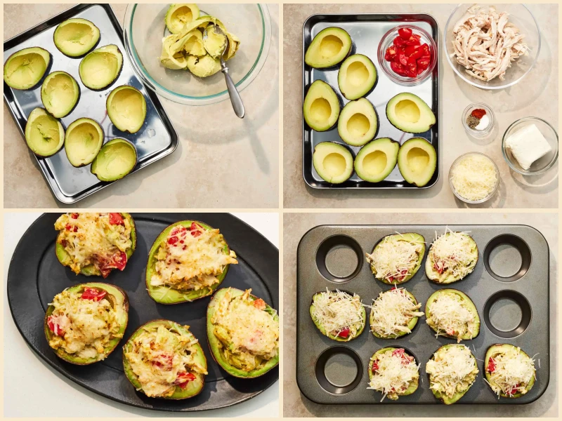 Chicken-Stuffed Baked Avocados Recipe