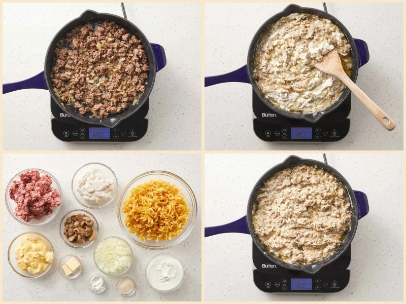 Quick and Easy Hamburger Stroganoff Recipe