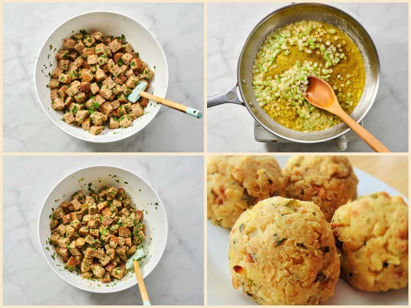 Grandma Dot's Stuffing Balls Recipe