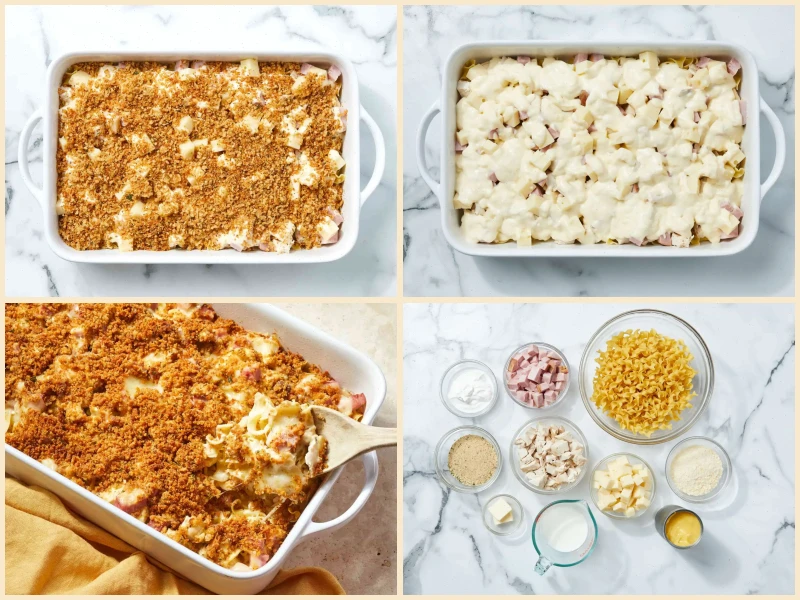 Creamy Chicken Cordon Bleu Casserole Recipe