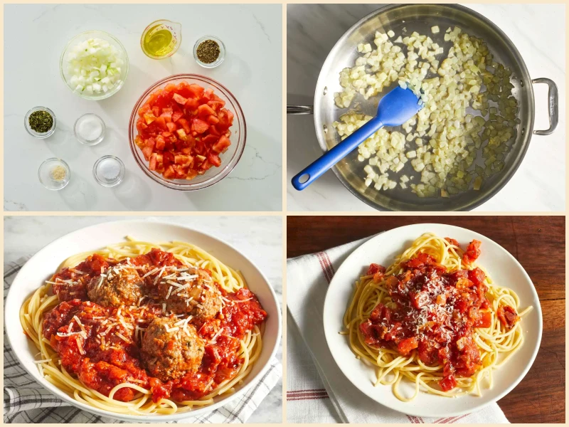 Spaghetti Sauce with Fresh Tomatoes Recipe
