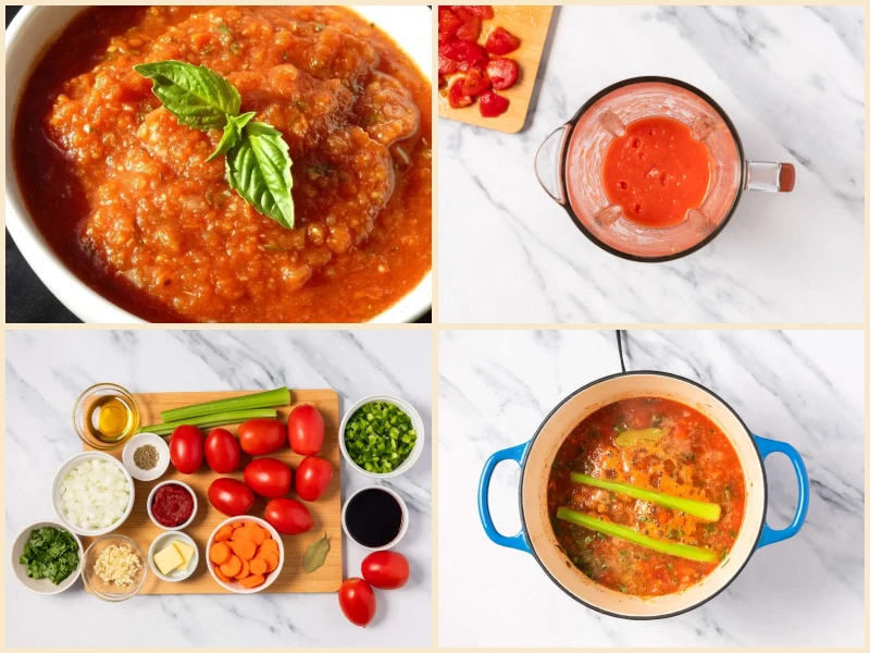 Homemade Tomato Sauce Recipe