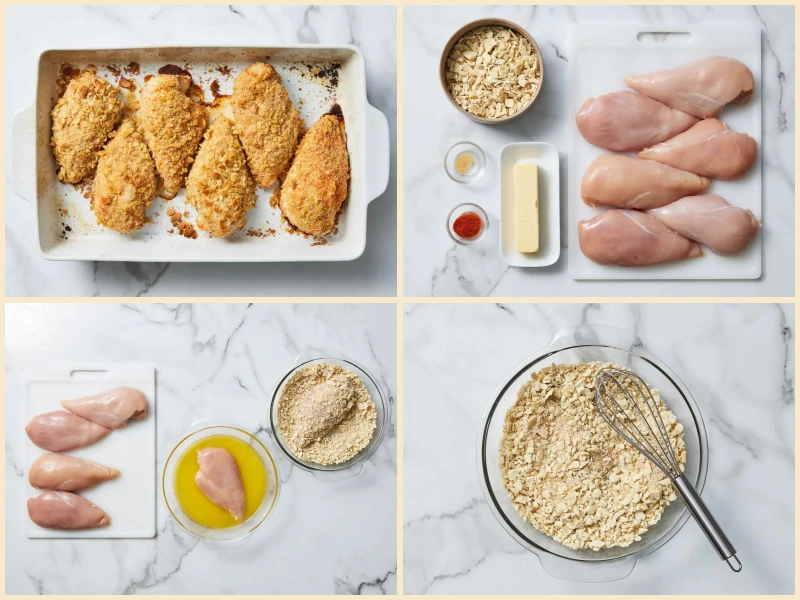 Easy Crispy Baked Chicken Recipe