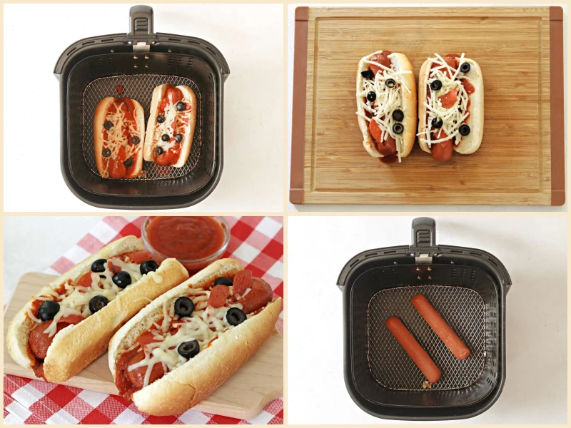 Air Fryer Pizza Dogs Recipe