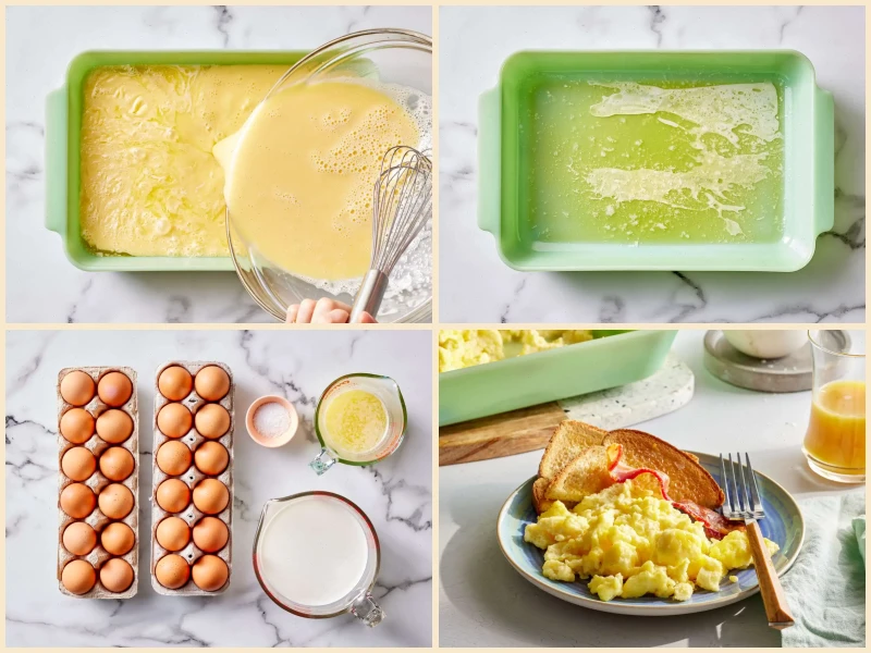 Baked Scrambled Eggs Recipe