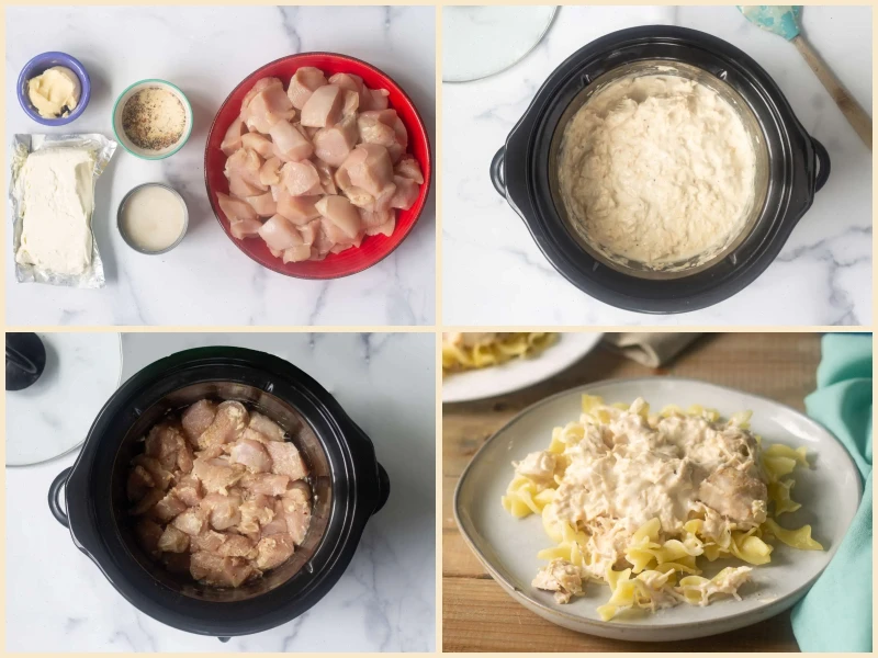 Slow Cooker Chicken Stroganoff Recipe