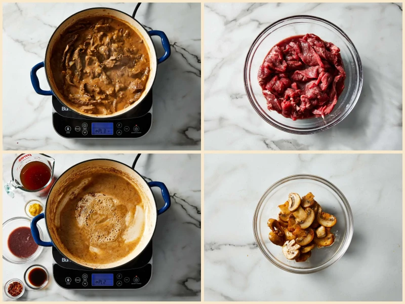 Rich and Creamy Beef Stroganoff Recipe