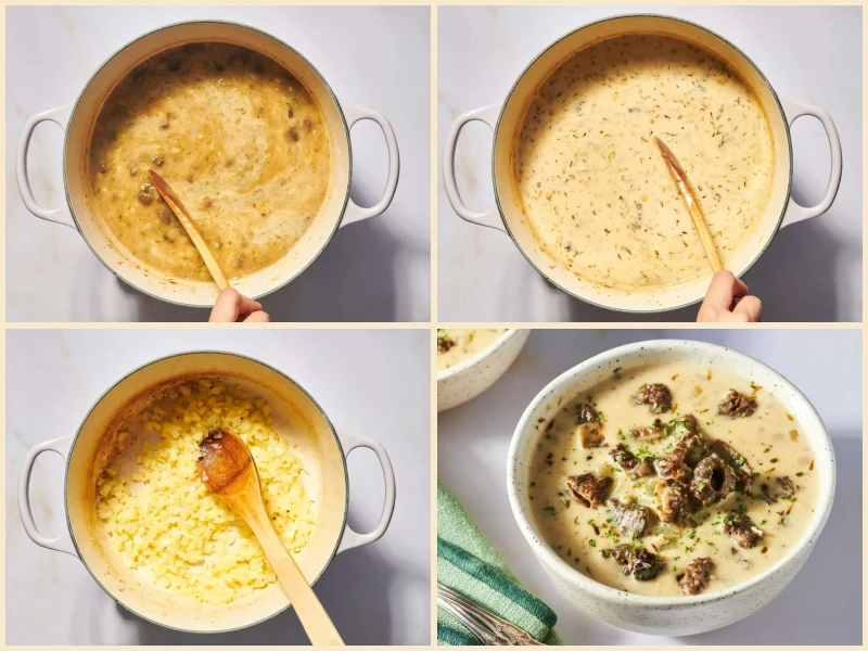 Morel Mushroom Soup Recipe