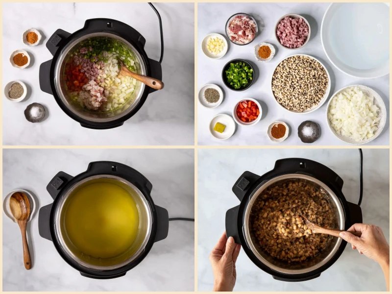 Slow Cooker Spicy Black-Eyed Peas Recipe