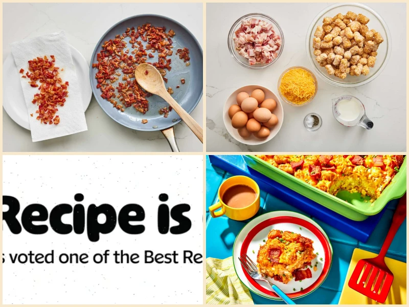 Tater Tot and Bacon Breakfast Casserole Recipe