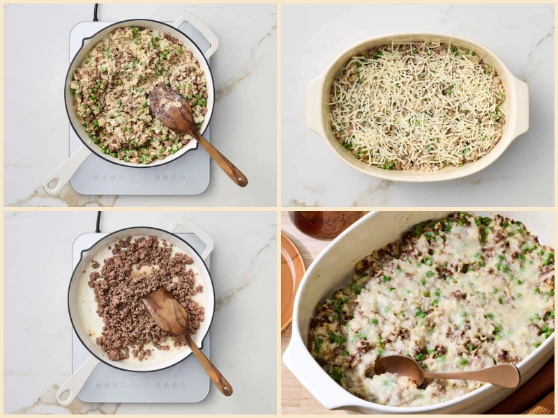 Ground Beef Casserole with Brown Rice Recipe