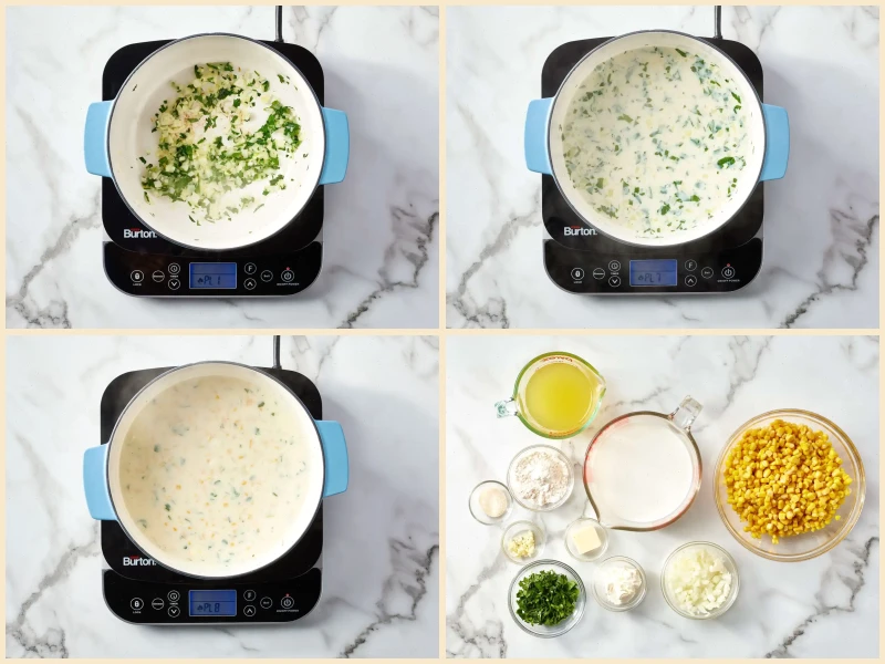 Creamy Corn Soup Recipe