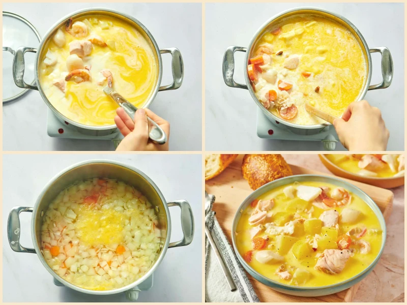 Mom's Nova Scotia Seafood Chowder Recipe