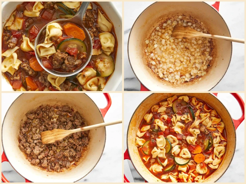 Italian Sausage Soup with Tortellini Recipe