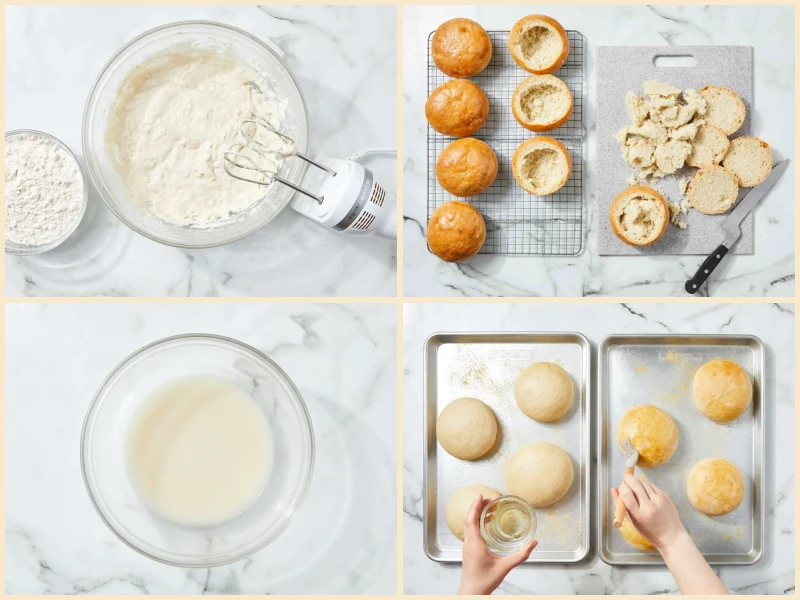 Italian Bread Bowls Recipe