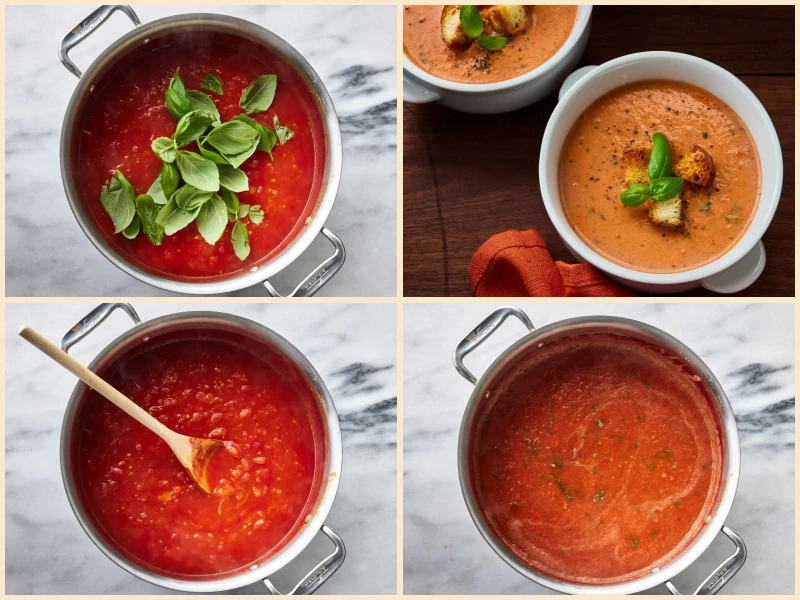 Rich and Creamy Tomato Basil Soup Recipe
