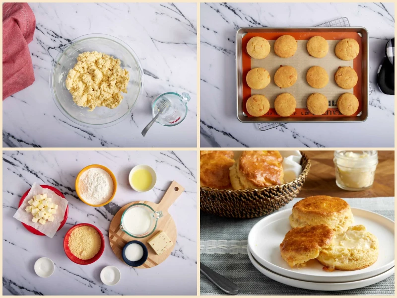 Pepper Jack Cornbread Biscuits Recipe