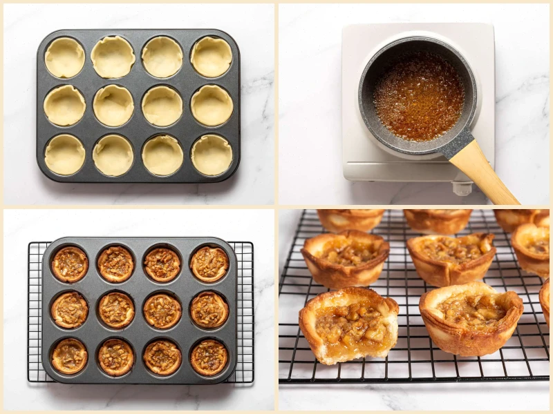 Apple Walnut Canadian Butter Tarts Recipe